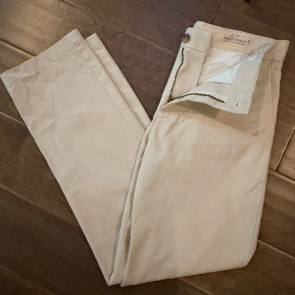 Vineyard Vines Kids Cream Casual Pants